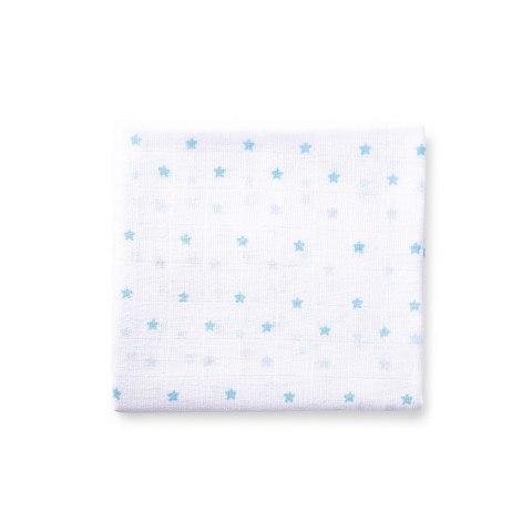 Komplet pieluch muślinowych 3 szt 80x80 Panda niebieski Komplet pieluch muślinowych 3 szt 80x80 Panda niebieski