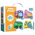 Puzzle Baby pojazdy na budowie Trefl 36072