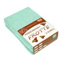 Prześcieradło frotte z gumką 180x200 pistacjowe 014 grube 200g/m2 KARO