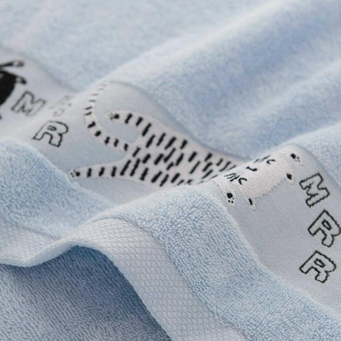Ręcznik 30x50 Koty Mgiełka-5460 niebieski frotte bawełniany dziecięcy do przedszkola Ręcznik 30x50 Koty Mgiełka-5460 niebieski frotte bawełniany dziecięcy do przedszkola