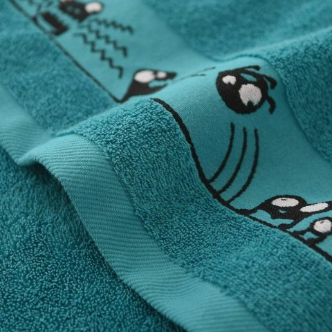 Ręcznik 30x50 Oczaki Aruba-5634 turkusowy frotte bawełniany dziecięcy do przedszkola Ręcznik 30x50 Oczaki Aruba-5634 turkusowy frotte bawełniany dziecięcy do przedszkola