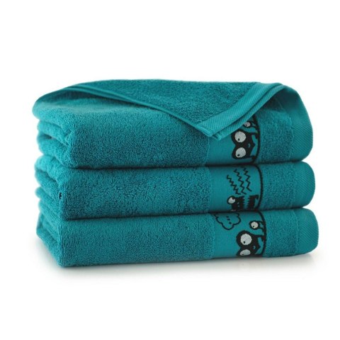 Ręcznik 30x50 Oczaki Aruba-5634 turkusowy frotte bawełniany dziecięcy do przedszkola Ręcznik 30x50 Oczaki Aruba-5634 turkusowy frotte bawełniany dziecięcy do przedszkola