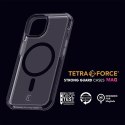 Cellularline Tetra Force Strong Guard Mag - Etui iPhone 15 Pro MagSafe z powłoką MICROBAN (przezroczysty)