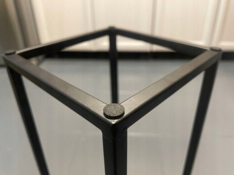 Metalowy Kwietnik Skrzynka Stojak Na Kwiaty Loft Czarny Mat 50 cm Doniczka Metalowy Kwietnik Skrzynka Stojak Na Kwiaty Loft Czarny Mat 50 cm Doniczka