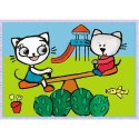 Puzzle Kicia Kocia Trefl 4w1 Dzień Kici Koci 34372