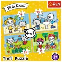 Puzzle Kicia Kocia Trefl 4w1 Dzień Kici Koci 34372