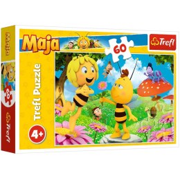 Puzzle TREFL Pszczółka Maja Gucio 60 elementów Kwiatek dla Mai 17330