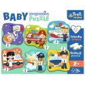 Puzzle Trefl Baby Progressive 6W1 POJAZDY I ZAWODY 2+ 44001