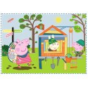 Świnka Peppa puzzle Wspomnienie z wakacji 4w1 3+ Trefl 34359