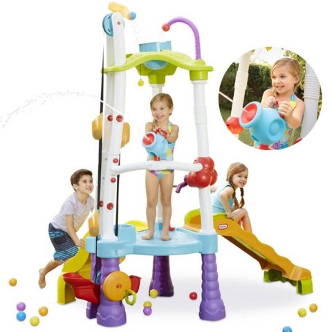 Little Tikes Duży Plac Zabaw dla dzieci Zjeżdżalnia Armatka wodna SP0788 Little Tikes Duży Plac Zabaw dla dzieci Zjeżdżalnia Armatka wodna SP0788