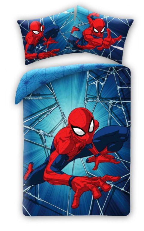 Pościel bawełniana 140x200 Spiderman poszewka 70x90 Kids 12 Halantex