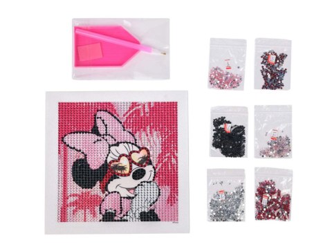 Disney Wyklejanka diamentowa Myszka Minnie Malowanie diamentami ZA5132 Disney Wyklejanka diamentowa Myszka Minnie Malowanie diamentami ZA5132