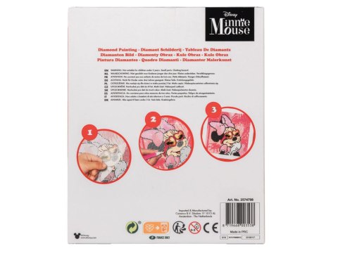 Disney Wyklejanka diamentowa Myszka Minnie Malowanie diamentami ZA5132 Disney Wyklejanka diamentowa Myszka Minnie Malowanie diamentami ZA5132