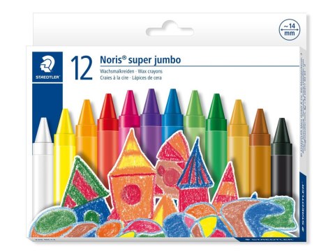 Staedtler Grube Kredki woskowe Jumbo 12 kredek woskowych AP0010 Staedtler Grube Kredki woskowe Jumbo 12 kredek woskowych AP0010