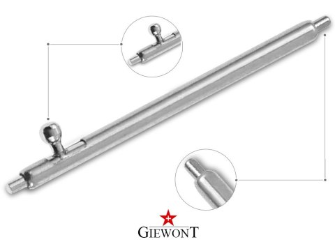 Teleskop Giewont stalowy do smartwatchy 22 mm GWT22 Teleskop Giewont stalowy do smartwatchy 22 mm GWT22