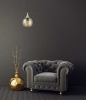 Lampa wisząca 1xE27 CALLISTO BLACK/GOLD
