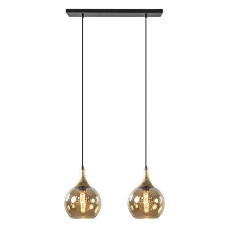 Lampa wisząca 2xE27 CALLISTO BLACK/GOLD Lampa wisząca 2xE27 CALLISTO BLACK/GOLD