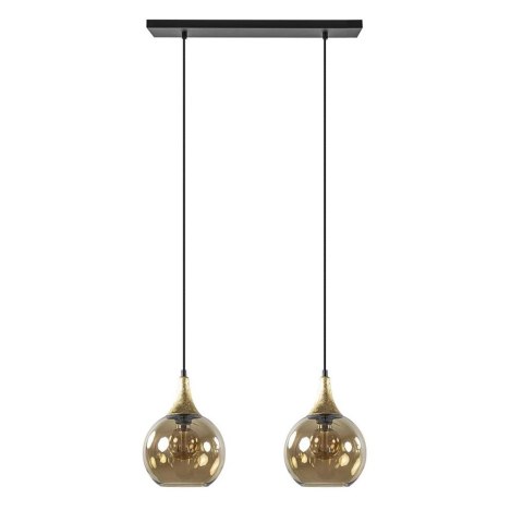 Lampa wisząca 2xE27 CALLISTO BLACK/GOLD Lampa wisząca 2xE27 CALLISTO BLACK/GOLD
