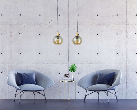 Lampa wisząca 2xE27 CALLISTO BLACK/GOLD Lampa wisząca 2xE27 CALLISTO BLACK/GOLD
