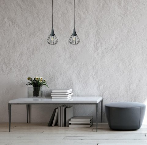 Lampa wisząca 2xE27 SELENE BLACK Lampa wisząca 2xE27 SELENE BLACK