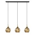 Lampa wisząca 3xE27 CALLISTO BLACK/GOLD