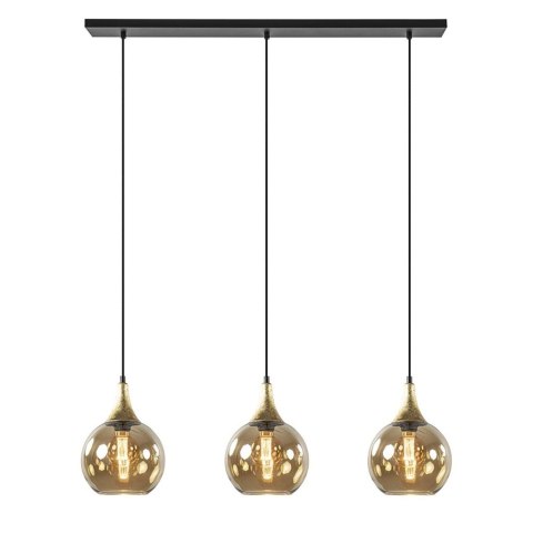 Lampa wisząca 3xE27 CALLISTO BLACK/GOLD