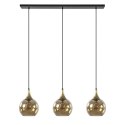 Lampa wisząca 3xE27 CALLISTO BLACK/GOLD