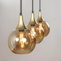 Lampa wisząca 3xE27 CALLISTO BLACK/GOLD