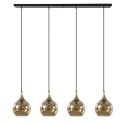 Lampa wisząca 4xE27 CALLISTO BLACK/GOLD