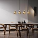 Lampa wisząca 4xE27 CALLISTO BLACK/GOLD