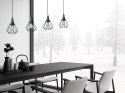 Lampa wisząca 4xE27 SELENE BLACK