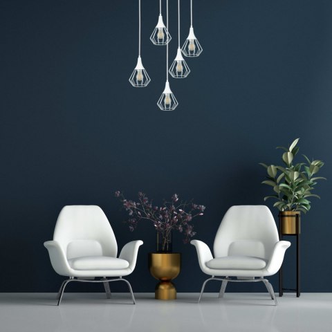Lampa wisząca 5xE27 SELENE WHITE Lampa wisząca 5xE27 SELENE WHITE