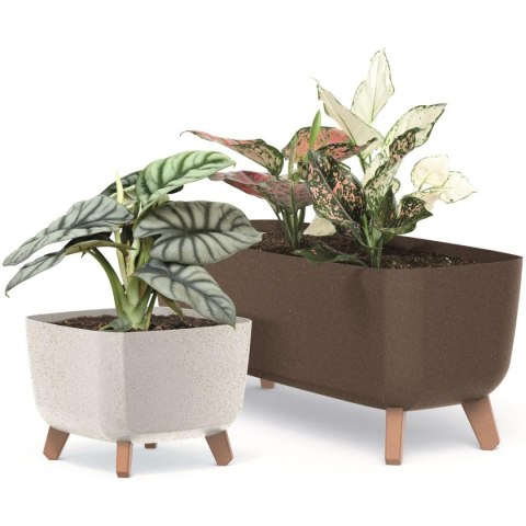 DONICZKA GRACIA SQUARE ECO WOOD 24x24CM - KAWA DONICZKA GRACIA SQUARE ECO WOOD 24x24CM - KAWA