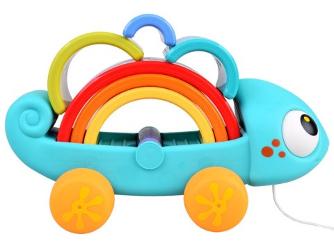 Tęczowy kameleon układanka montessori 18m+ ZA4532 Tęczowy kameleon układanka montessori 18m+ ZA4532