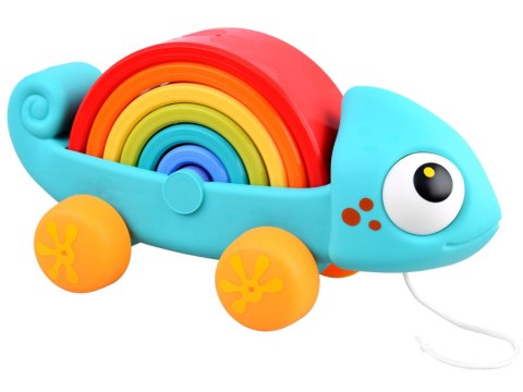 Tęczowy kameleon układanka montessori 18m+ ZA4532 Tęczowy kameleon układanka montessori 18m+ ZA4532