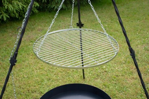CHROMOWANY RUSZT NA TRÓJNÓG GRILLA NIERDZEWNY 70CM CHROMOWANY RUSZT NA TRÓJNÓG GRILLA NIERDZEWNY 70CM
