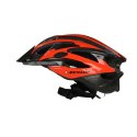 Dunlop - Kask rowerowy regulowany MTB r. M 55-58 cm (czerwono-czarny)