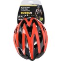 Dunlop - Kask rowerowy regulowany MTB r. M 55-58 cm (czerwono-czarny)