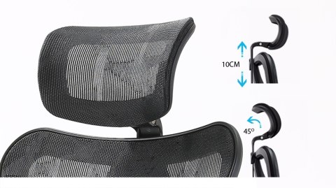 Fotel ergonomiczny ANGEL biurowy obrotowy kalistO Grafitowy Fotel ergonomiczny ANGEL biurowy obrotowy kalistO Grafitowy