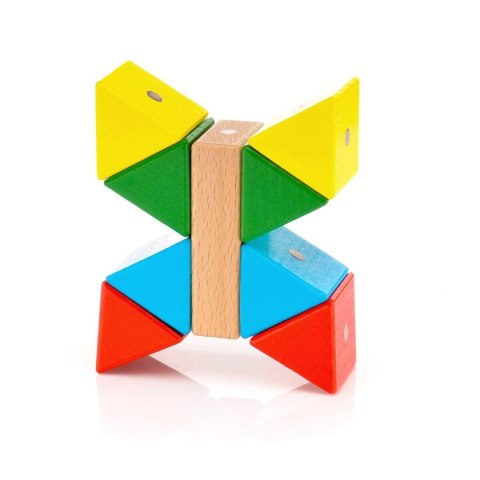 Klocki Magnetyczne WABI Zestaw Edukacyjny 120 el. + tacka magnetyczna WABI Pad Klocki Magnetyczne WABI Zestaw Edukacyjny 120 el. + tacka magnetyczna WABI Pad