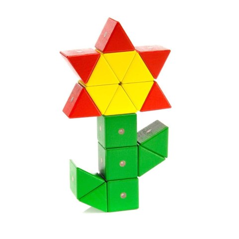 Klocki Magnetyczne WABI Zestaw Edukacyjny 120 el. + tacka magnetyczna WABI Pad Klocki Magnetyczne WABI Zestaw Edukacyjny 120 el. + tacka magnetyczna WABI Pad