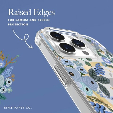 Rifle Paper Clear MagSafe - Etui iPhone 15 Pro (Garden Party Blue) Rifle Paper Clear MagSafe - Etui iPhone 15 Pro (Garden Party Blue)