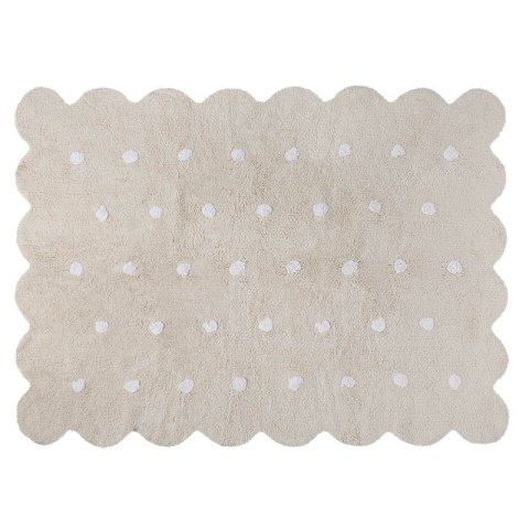 Lorena Canals Dywan bawełniany Galleta Crema/Beige 120 x 160 cm Lorena Canals Dywan bawełniany Galleta Crema/Beige 120 x 160 cm