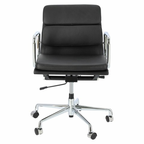 Fotel biurowy CH2171T czarna skóra chrom Fotel biurowy CH2171T czarna skóra chrom