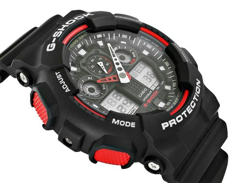 Zegarek Męski CASIO G-SHOCK GA-100-1A4ER + BOX Zegarek Męski CASIO G-SHOCK GA-100-1A4ER + BOX