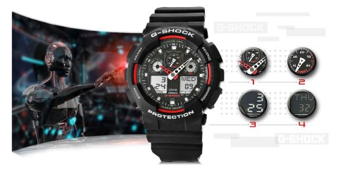 Zegarek Męski CASIO G-SHOCK GA-100-1A4ER + BOX Zegarek Męski CASIO G-SHOCK GA-100-1A4ER + BOX