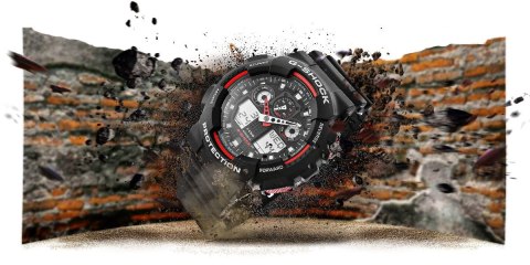 Zegarek Męski CASIO G-SHOCK GA-100-1A4ER + BOX Zegarek Męski CASIO G-SHOCK GA-100-1A4ER + BOX