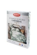 Pościel bawełniana 160x200 Liście palmy zielona Universal Matex