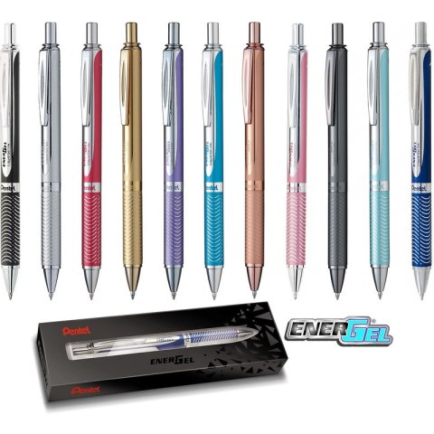 Pióro kulkowe Pentel EnerGel BL407 niebieskie