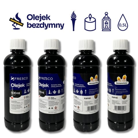 Paliwo olej do lamp, pochodni i świec 0,5L PRZEZROCZYSTY Paliwo olej do lamp, pochodni i świec 0,5L PRZEZROCZYSTY